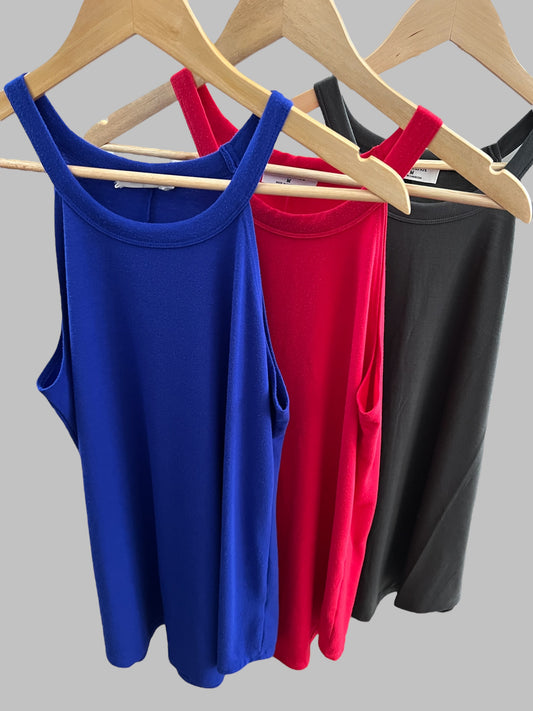 Halter Neck Flowy Tank