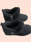 Sherpa-Lined Ankle Booties