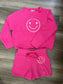 Smiley Top & Shorts Loungewear Set