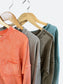 Oversized French Terry Acid Wash Pullover