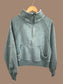 Mineral Wash Half-Zip Fleece Pullover