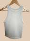 Ribbed Mineral Wash Seamless Tank