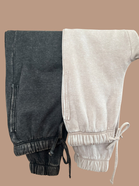 Mineral Wash Fleece Sweatpants