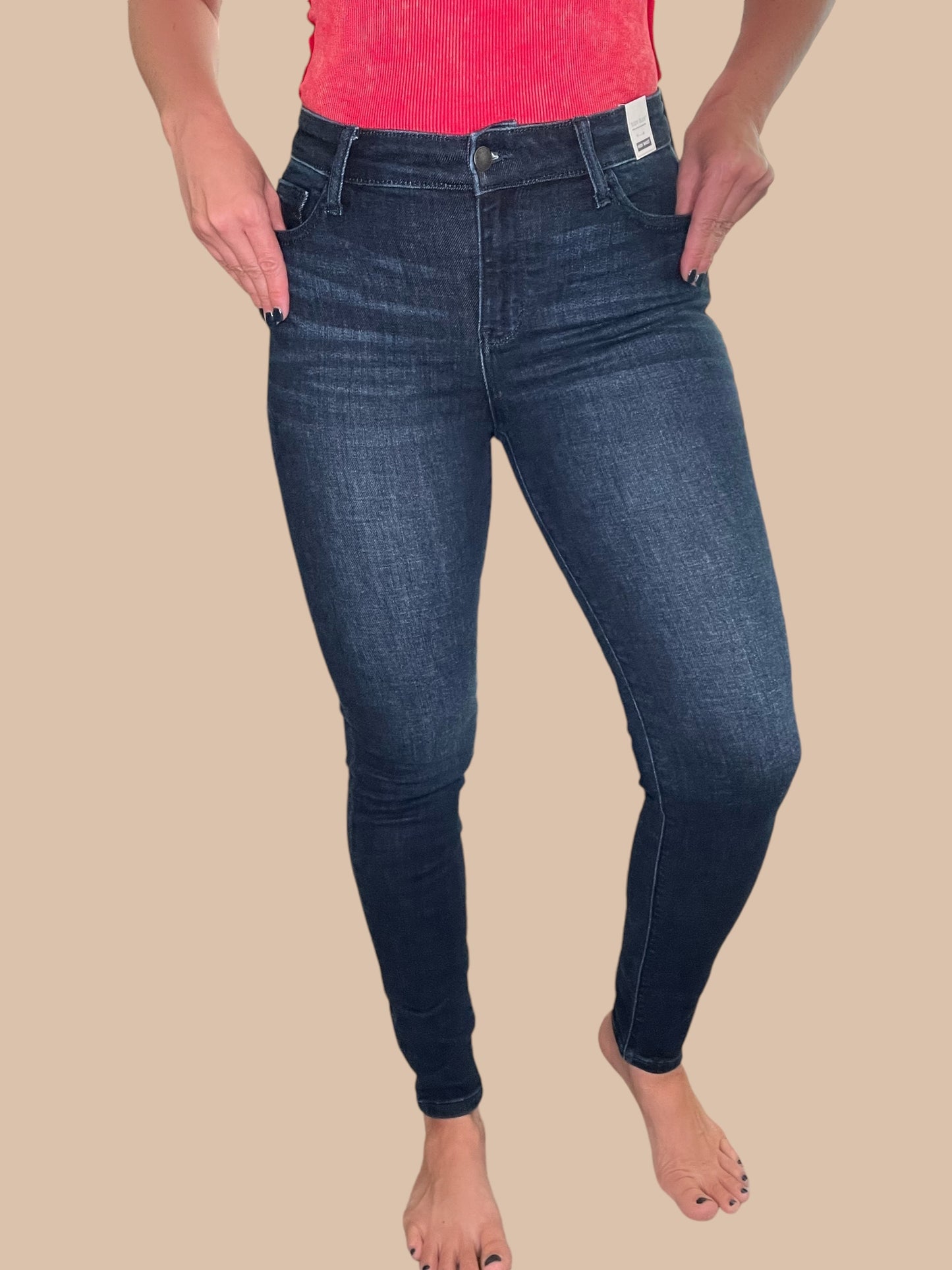 Judy Blue High-Rise Super Dark Skinny Jeans