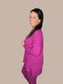 Microfiber V-Neck Loungewear Set