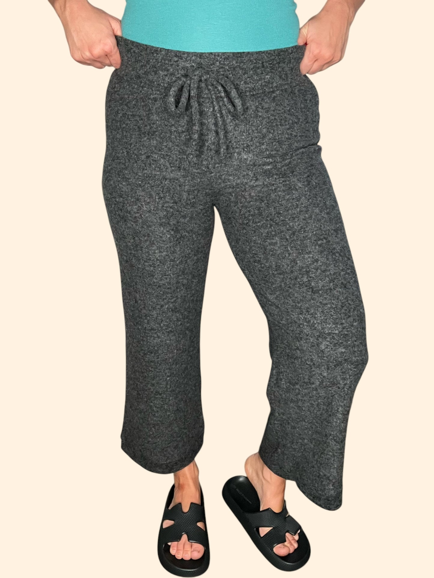 Soft Brushed Crop Lounge Pants