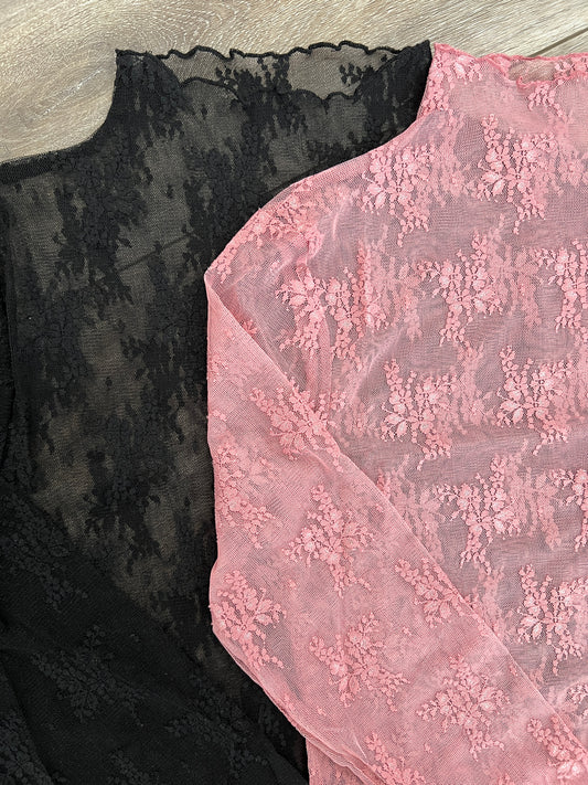Sheer Lace Top