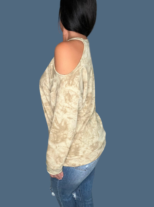 One Shoulder Cut Out Top