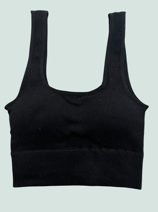 Seamless Ribbed Bralette w/ Removable Pads