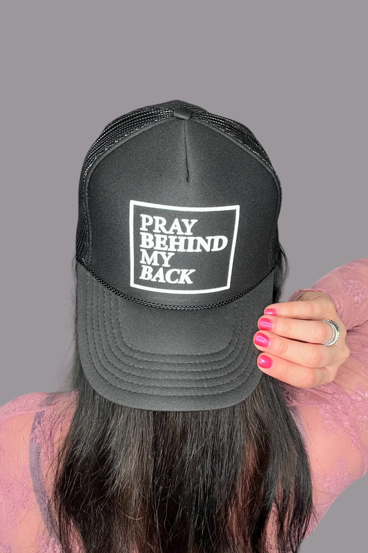 'Behind my Back' Trucker Hat