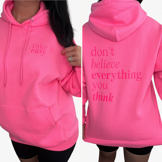 'Take it Easy' Graphic Hoodie Sweatshirt
