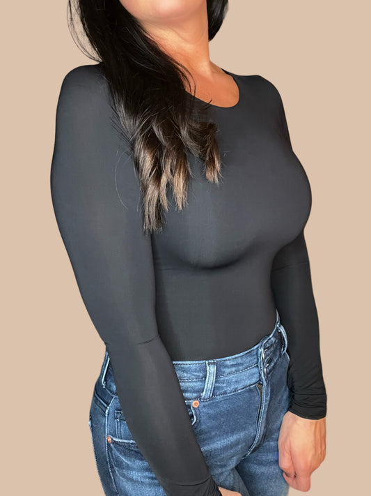 Smoothing Long Sleeve Bodysuit