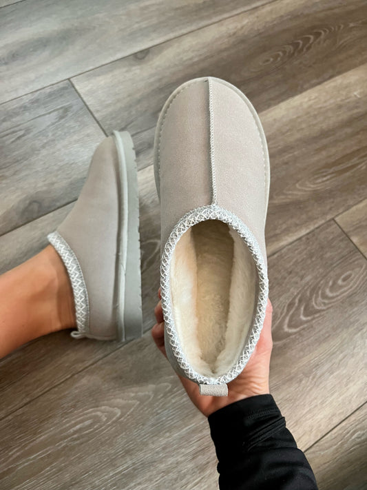 Faux Fur Lining Slip-on Shoe