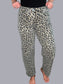 Risen Leopard Barrel Jeans