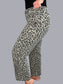 Risen Leopard Barrel Jeans