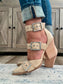 ‘On Point’ Strappy Buckle Heels
