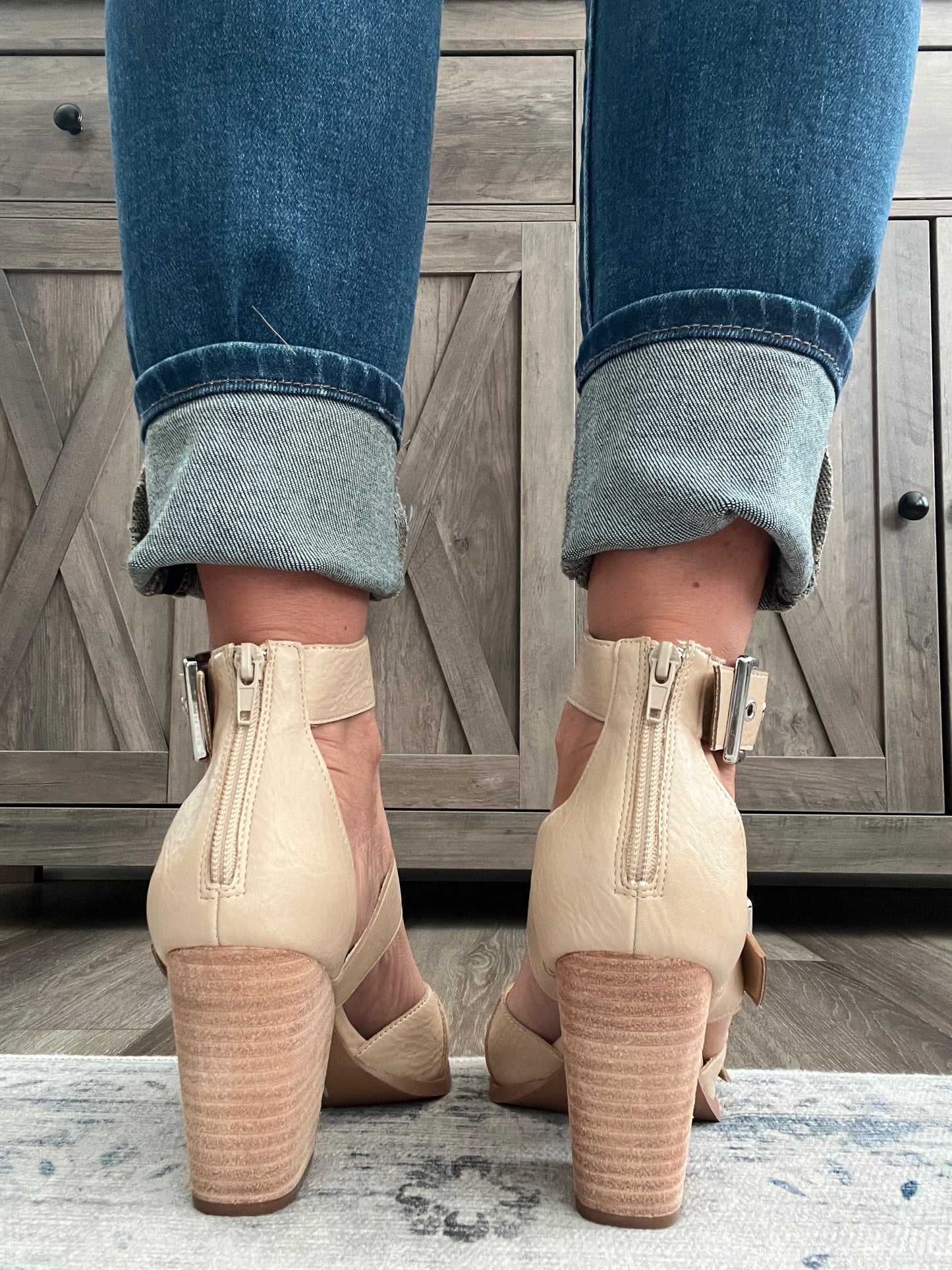 ‘On Point’ Strappy Buckle Heels
