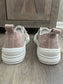 Slip-On Rhinestone Lace Sneakers