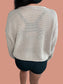 Textured Knit Drop-Shoulder Sweater