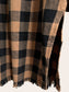 Longline Button-Up Plaid Flannel Hoodie