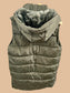 Longline Hooded Puffer Vest