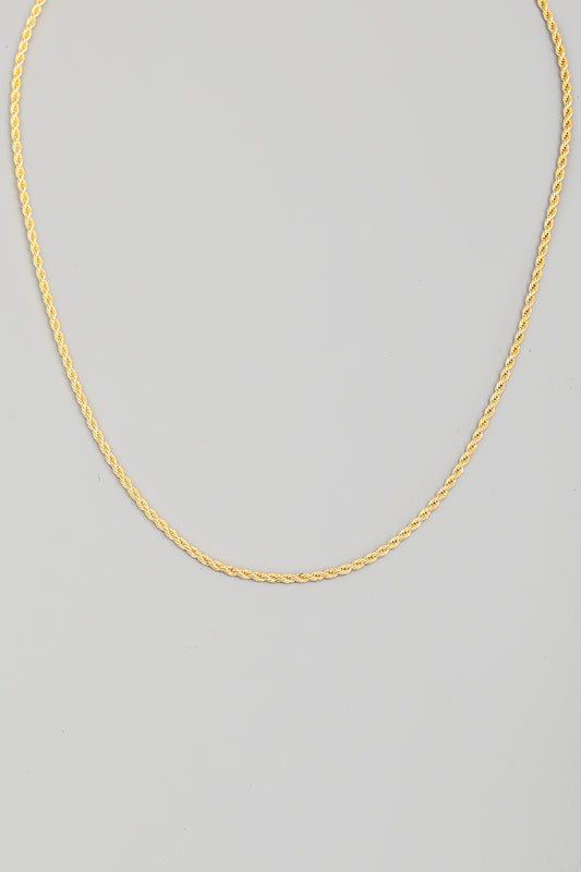 Dainty Rope Chain Necklace