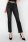 Risen High-Rise Cropped Straight Leg Jeans